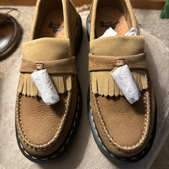 Dr Martens Adrian tasseled nubuck two tone loafers - Picture 8 of 8
